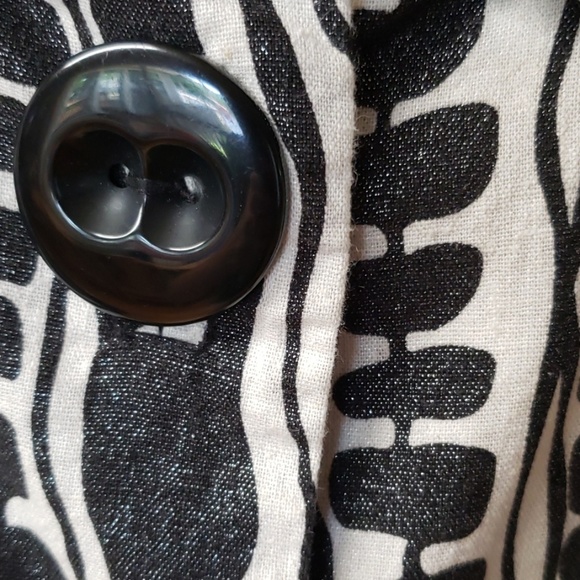 WD•NY Dressy Ladies Top Linen Jacket size 4 - Picture 3 of 5